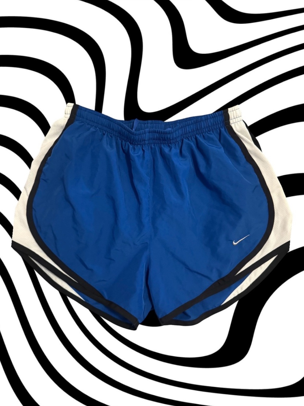 Nike Women’s Royal Blue Athletic Shorts with White Panels